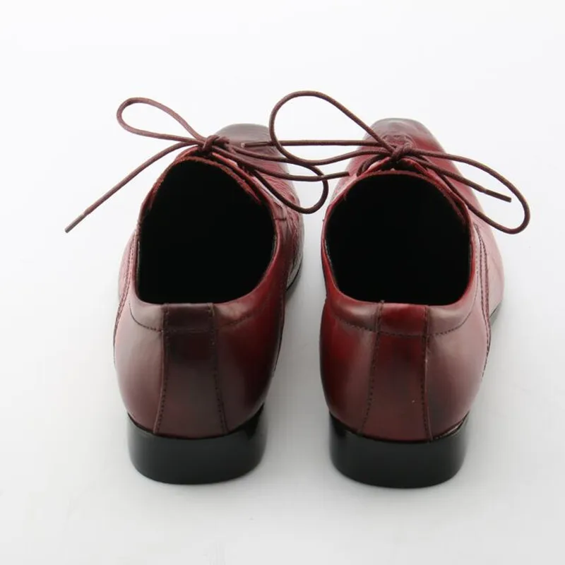 Итальянские свадебные туфли красного и черного цвета, брендовые Мужские модельные лоферы, Кожаные Туфли-оксфорды с острым носком на