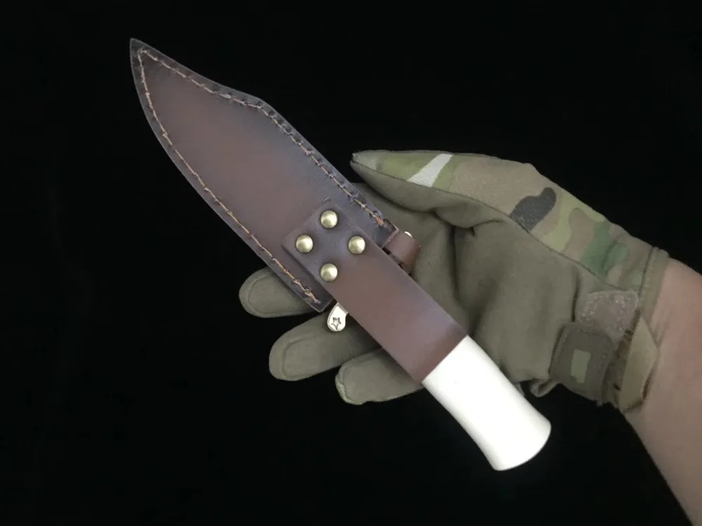 DuoClang Expendables Combat Fixed Blade Knife AUS-8 Steel Small Tactical Military Knives Gold Blade Back High Quality DuoClang Expendables Combat Fixed Blade Knife AUS-8 Steel Small Tactical Military Knives Gold Blade Back High Quality