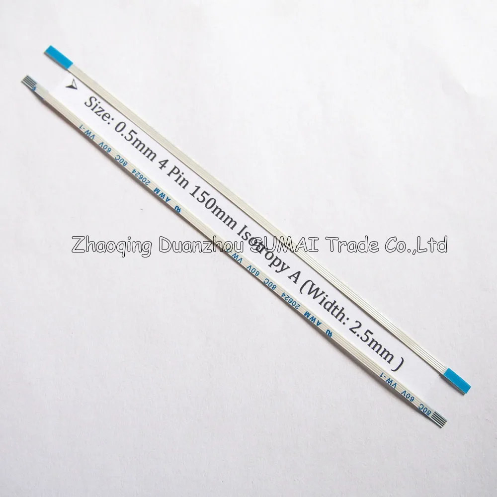 FFC/FPC Гибкий плоский кабель 0,5 мм шаг 4 pin 150 мм Isotropy A или Anisotropy B кабель, добро пожаловать OEM заказ