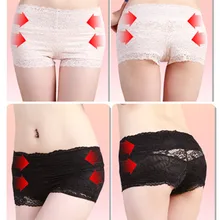 Женские кружевные прозрачные плотные трусы с высокой талией сексуальные дышащие шорты под одежду для девочек женские безопасные леггинсы женские боксеры трусы