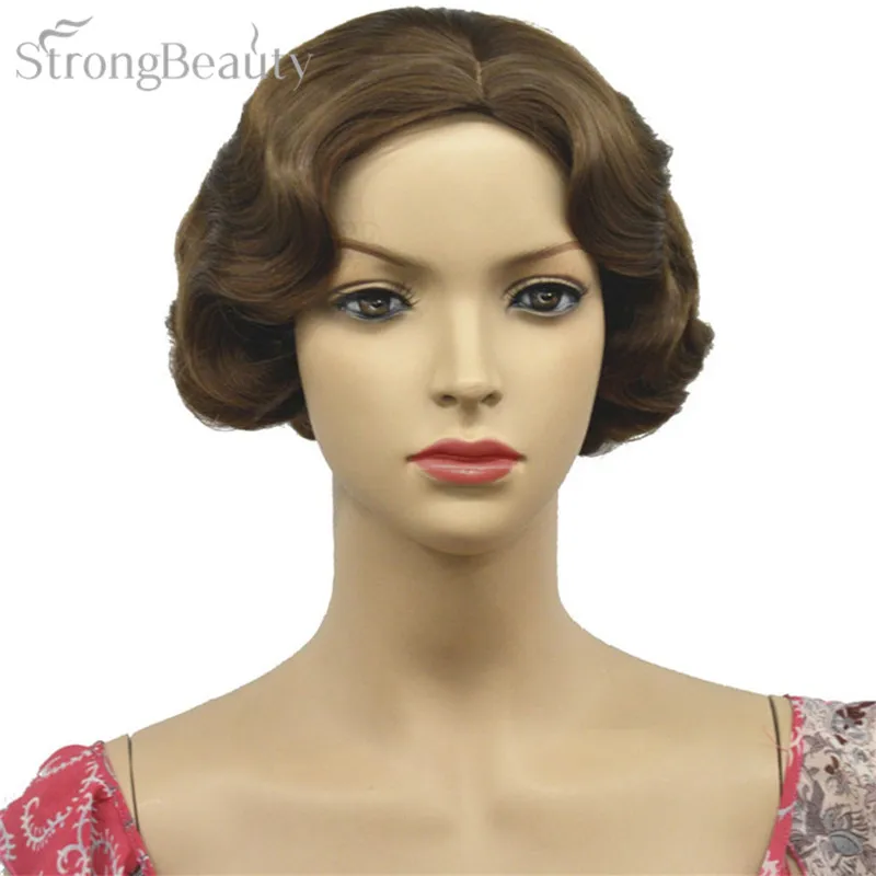 E-47 12# light brown Retro wigs (1)