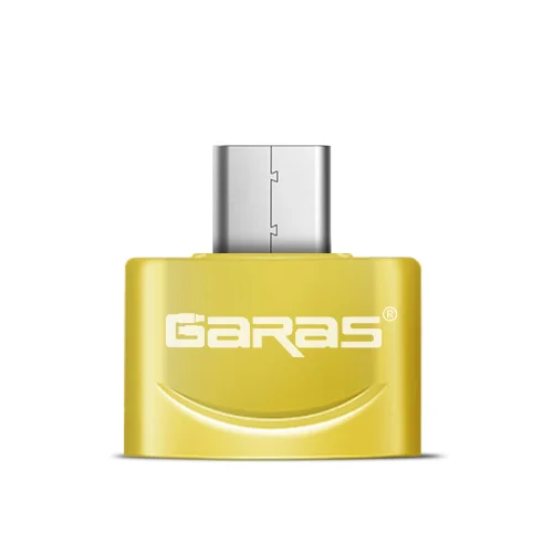 GARAS Micro USB OTG/Micro USB на USB накопитель микро конвертер адаптер для samsung/Xiaomi Micro USB адаптер для Android мобильного телефона - Цвет: Золотой