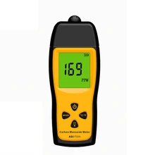 Handheld carbon monoxide detector gas analyzer portable CO gas leak detector Alarm Buzzer AS8700A