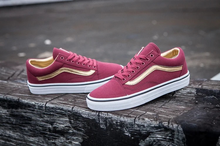 wine color vans