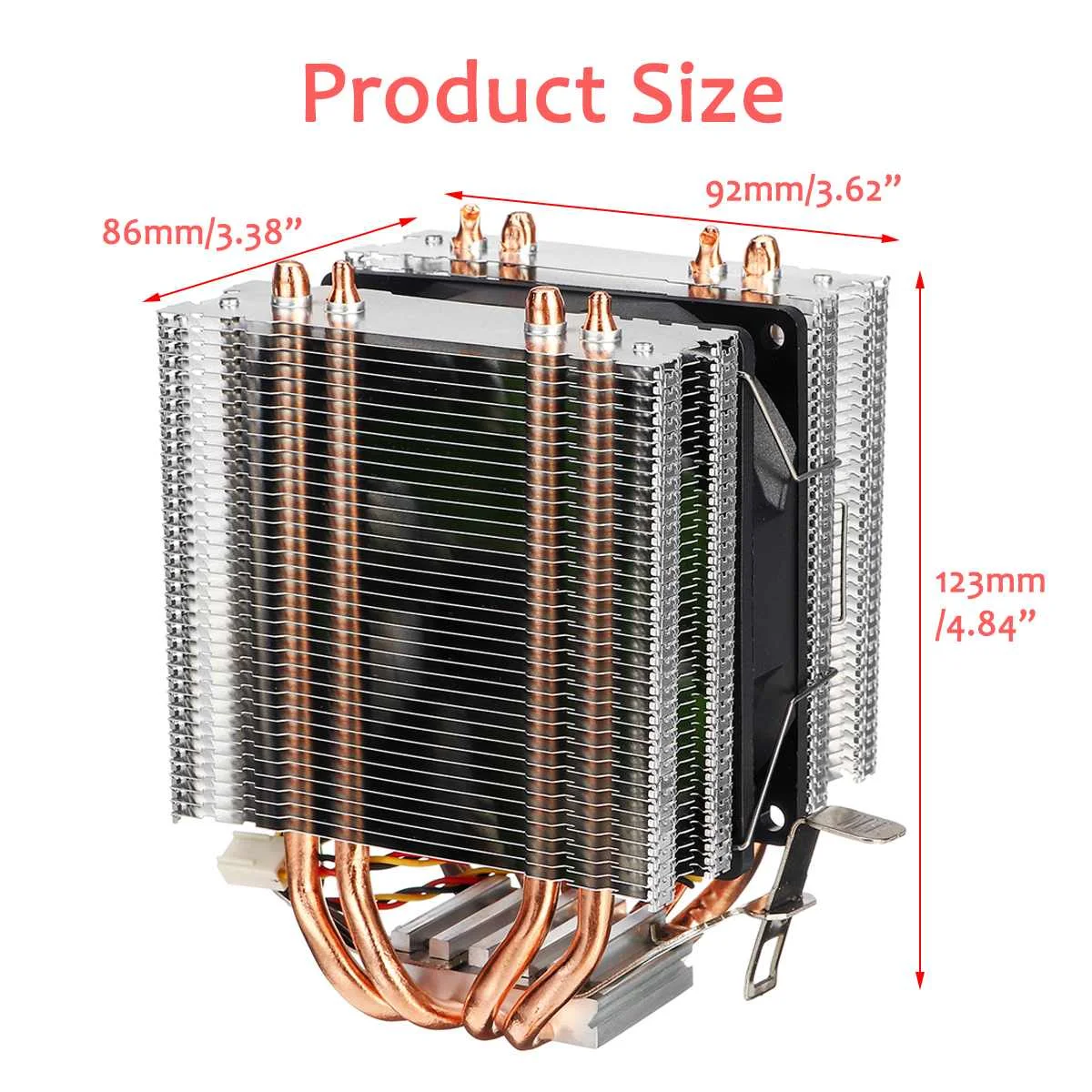 Кулер для процессора Intel LGA 775/1150/1151/1155/1156/1366 AMD 4|Кулеры/вентиляторы/системы