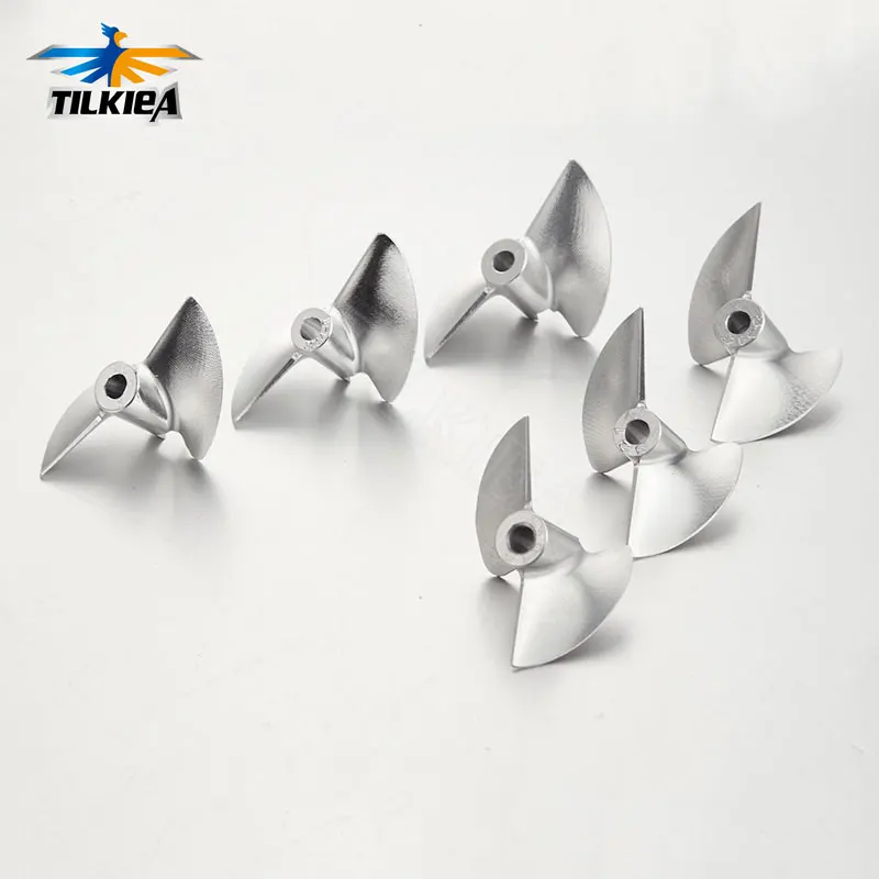

4.76mm Propellers Metal Left/Right Screws 2 blades Prop Alloy Picth Ratio 1.9 Screw 40//42/45/48mm For 4.76mm 3/16'' Boat Shaft