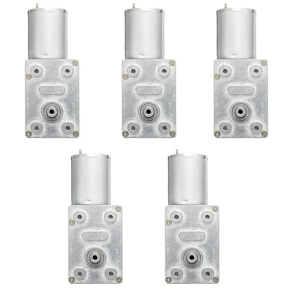 DC 12V 35/60/65/110/220rpm Worm Gear Box Reduction Motor
