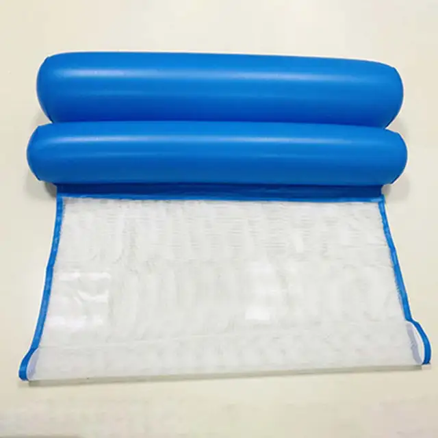 Water hammock recliner inflatable floating Swimming Mattress sea swimming ring Pool Party Toy lounge bed for swimming Royal blue