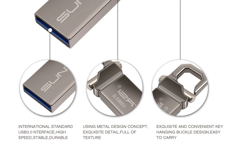 Suntrsi, новинка, USB флеш-накопитель 3,0, 16 ГБ, 8 ГБ, 32 ГБ, реальная емкость, флеш-накопитель, 64 ГБ, карта памяти, флешка, водонепроницаемый, USB флеш-накопитель