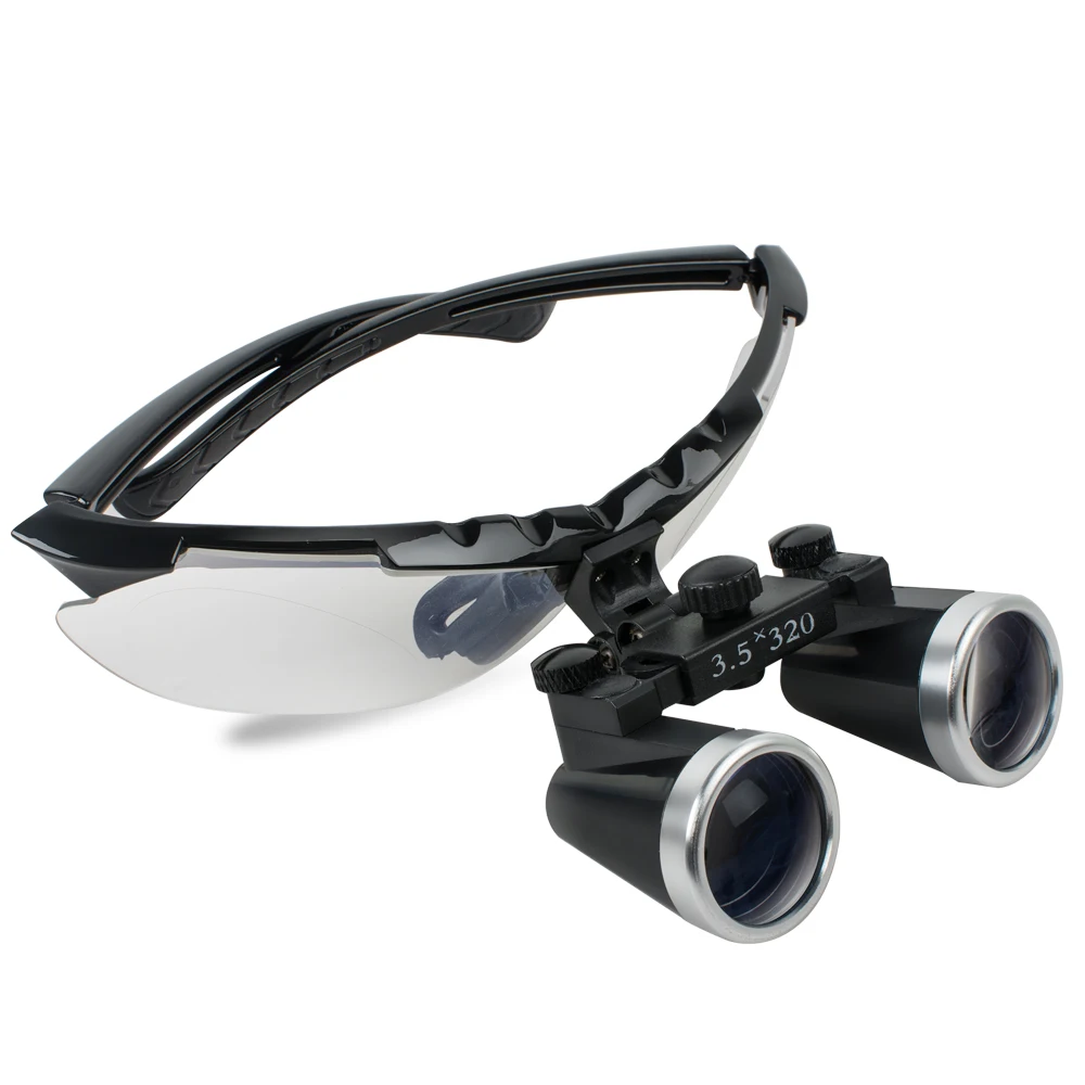 

Dental Surgical Medical Binocular Loupes 3.5X 320mm Optical Glass Loupe