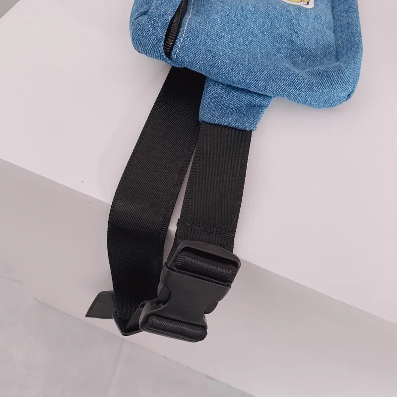 Disney Американский ретро Микки Маус джинсовые поясные сумки для женщин нагрудная Сумка Многофункциональная маленькая сумка поясные сумки Дамский кошелек