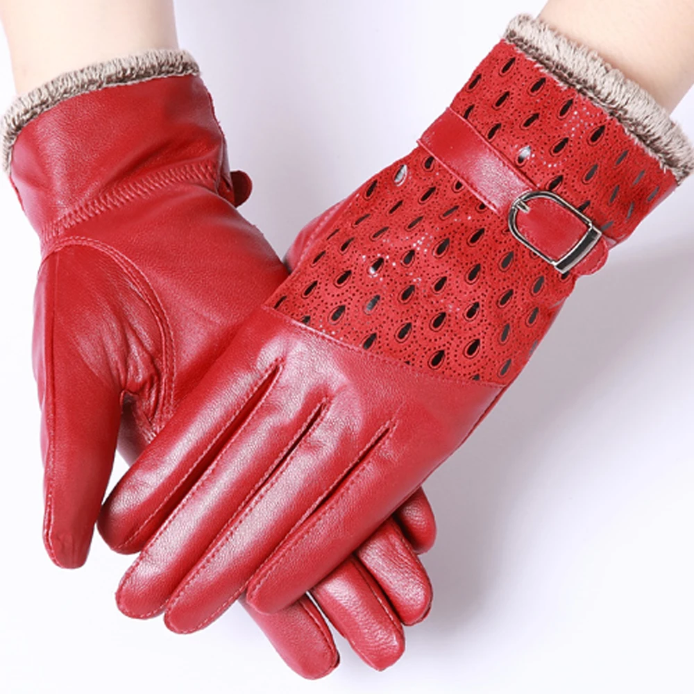 Buy Women New Arrival Hot Sale Genuine Leather Gloves