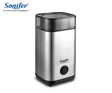 220V Mini Electric Coffee Grinder maker Stainless Steel Beans Mill Herbs Nuts Sonifer