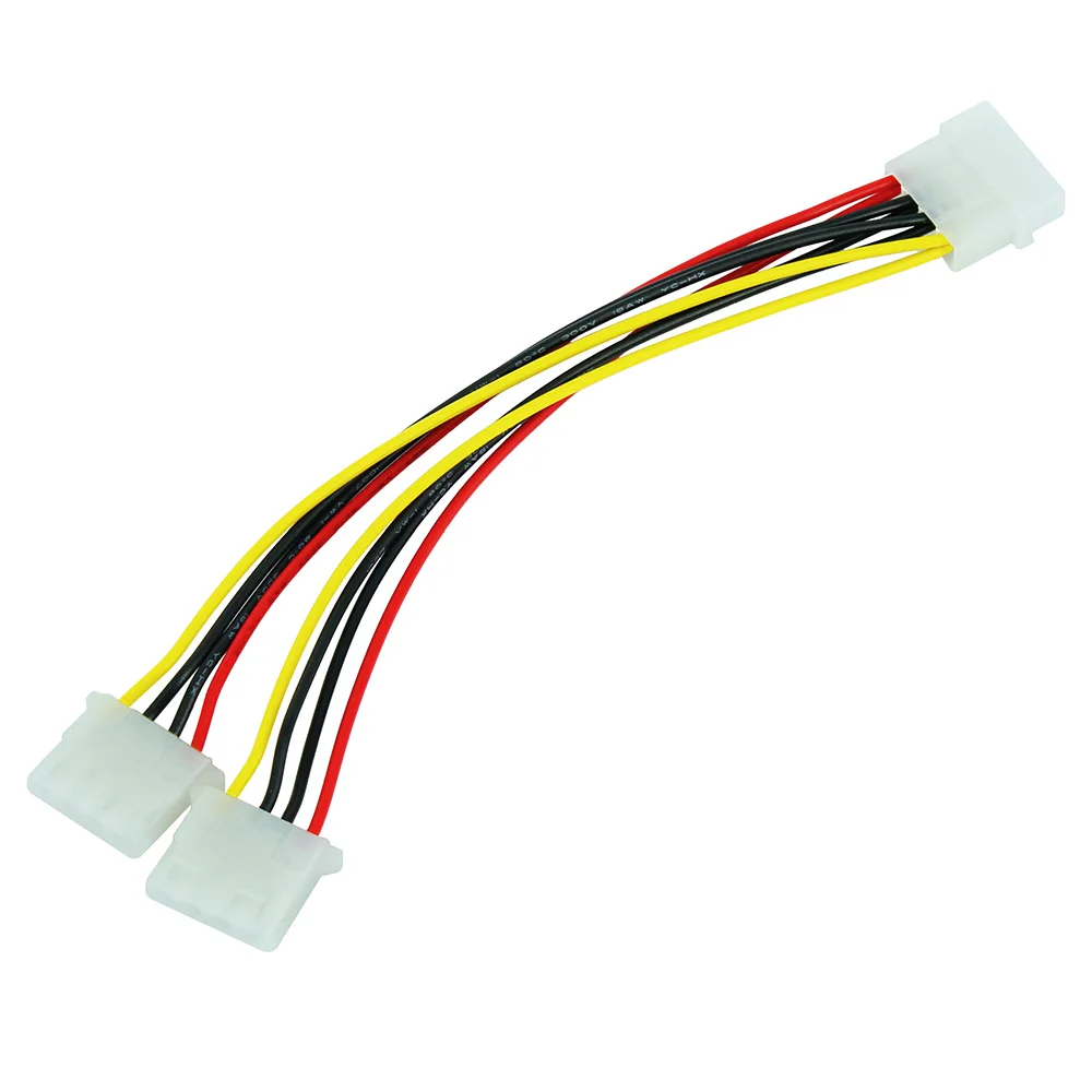 4Pin PSW 전원 IDE Y 몰렉스 분배기 케이블 LP4 몰렉스 J29 남성-여성 케이블 비디오 카드 코드 PC 컴퓨터 액세서리