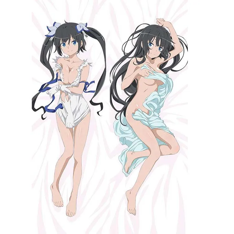 3D двухсторонняя Сексуальная из японского аниме девушка Hestia Danmachi Throw Otaku Dakimakura подарки постельные принадлежности длинная подушка для объятий чехол 150x50 см