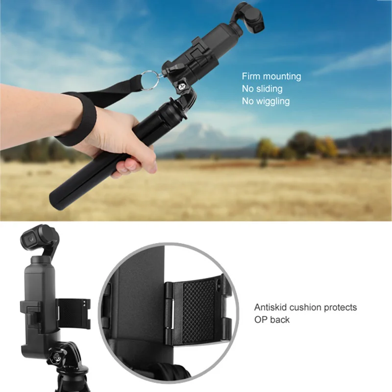 Адаптер кронштейн 1/4 дюймов винтовое крепление с шнурком для DJI OSMO POCKET EM88
