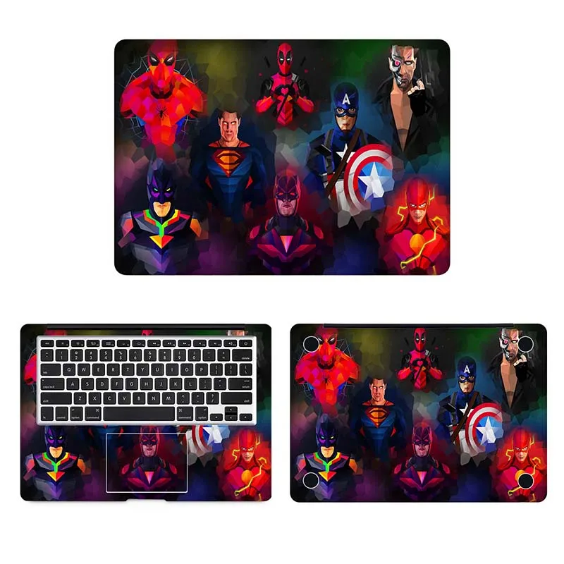 

Superhero Comic Laptop Sticker for Macbook Decal Pro Air Retina 11 12 13 15 inch Mac Book Protective Full Cover Notebook Skin