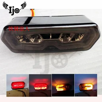 

Motorcycle tail lamp for silver steel small monster YG-125 refitted LED rear lamp steering lamp brake light headlight
