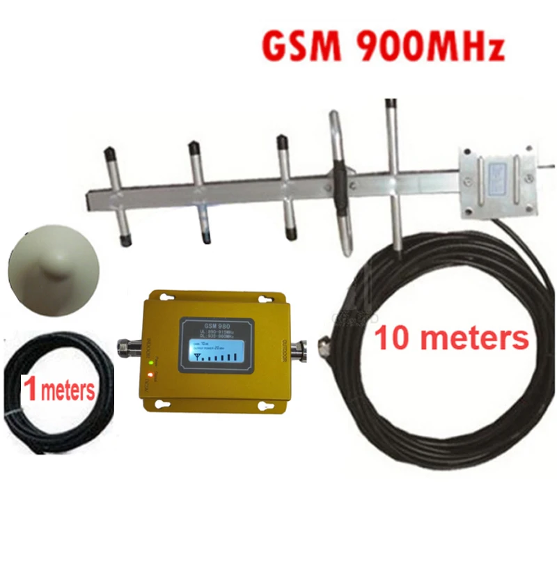 

w/ 10M cable +yagi antenna 55dbi gsm repeater 900Mhz signal booster GSM booster repeater,GSM amplifier signal booster GSM 900mhz