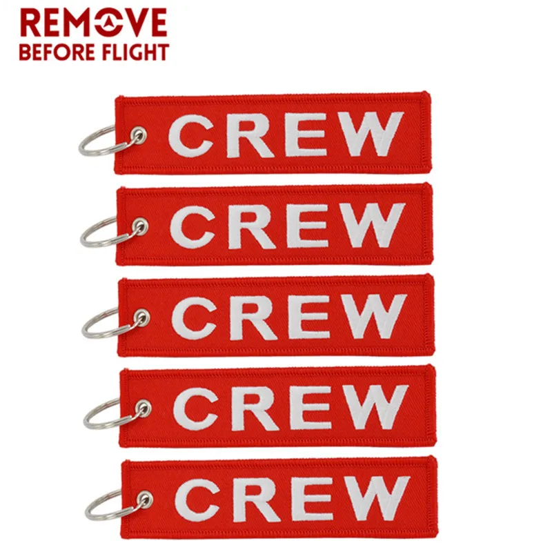 5PCS/LOT Crew Key Ring Keychain Pop llaveros Sleutelhanger Safety Label Embroidery Key Chain for Motorcycle Key Tag chaveiro 10pcs lot wholesale star wars the rebel alliance keychain metal alloy key rings gift chaveiro key chain men jewelry