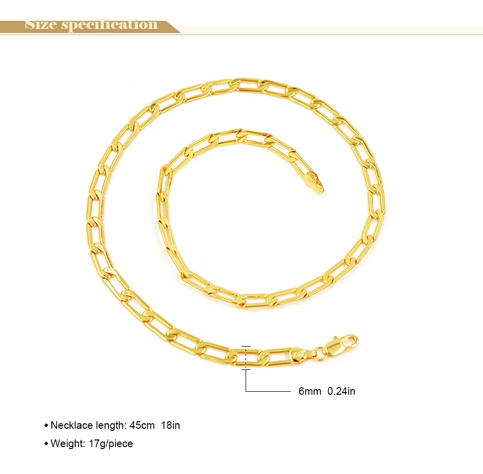 Sunny Jewelry Link Chain Statement Necklace For Women Copper Jewelry For Engagement Geometric Necklace Classic Jewelry Findings Sunny Jewelry Link Chain Statement Necklace For Women Copper Jewelry For Engagement Geometric Necklace Classic Jewelry Findings