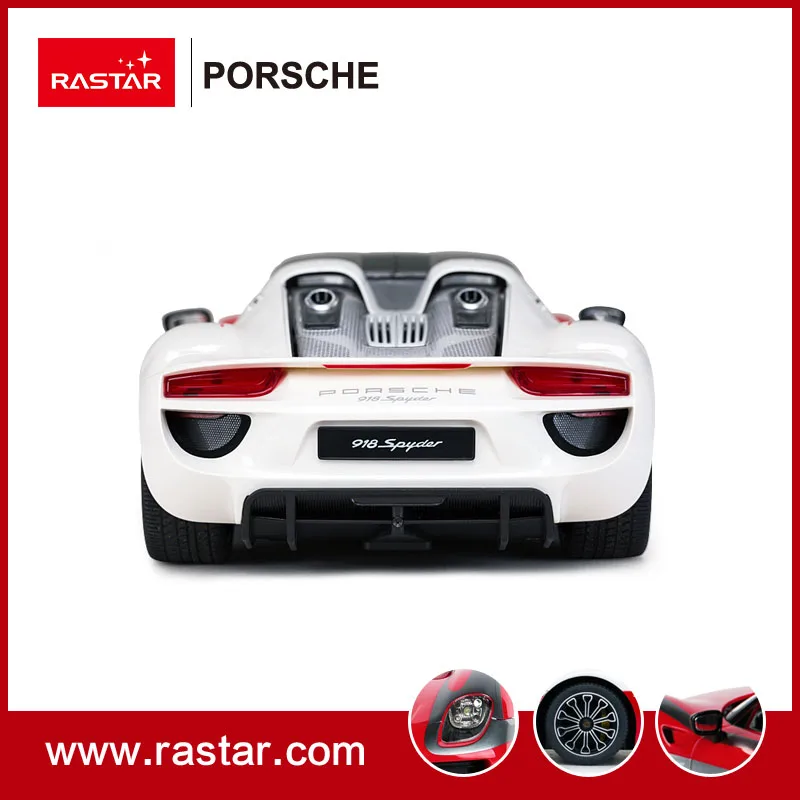Rastar 1:14 масштаб PORSCHE 918 Spyder представление подлинный Автомобиль Стайлинг