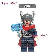 50 шт. Супер герои Marvel DC Comics модель Джейн Фостер Марвел Тор строительные блоки, друзья хобби Игрушки для мальчиков