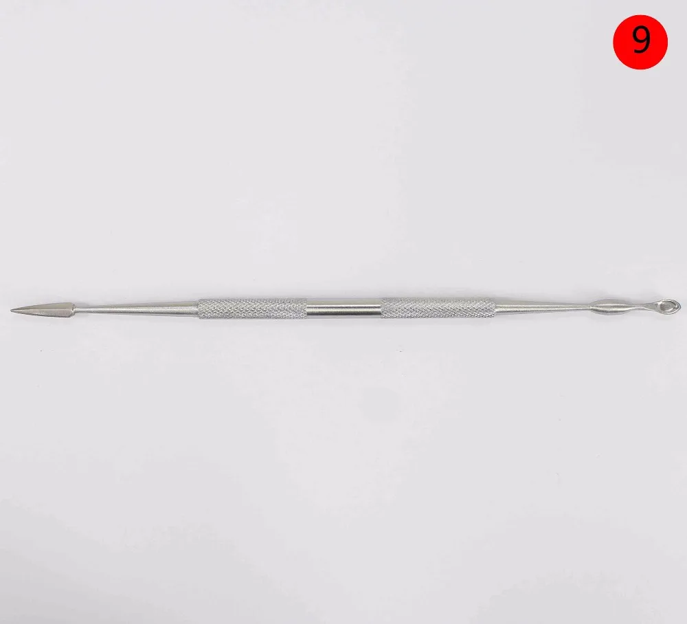 12 шт нож-шпатель для воска комплект резчики Нержавеющая сталь глины Скульптурное лезвие керамика Металл Набор для моделирования набор