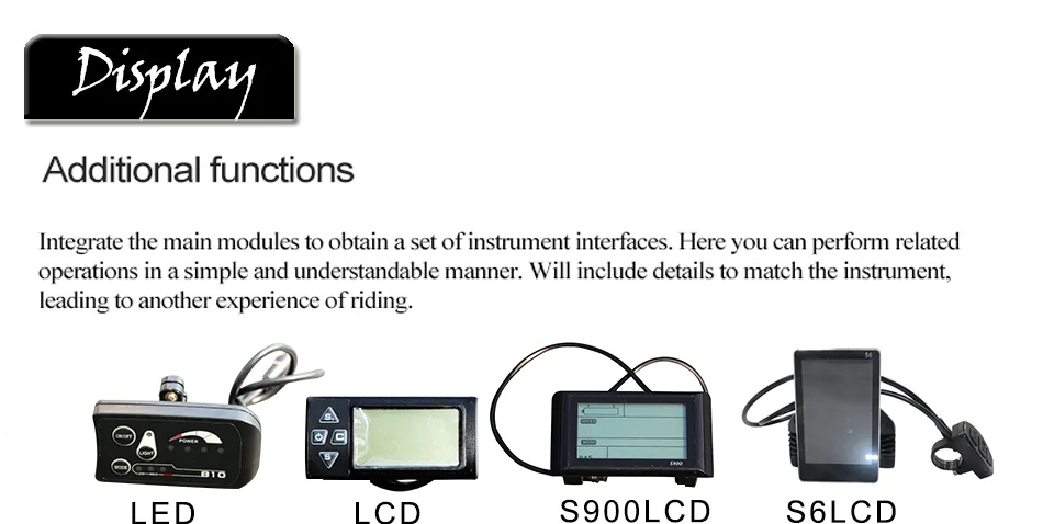 36 В, 350 Вт, 500 Вт, комплект для электрического велосипеда, светодиодный ЖК-дисплей, контроллер электровелосипеда, комплект водонепроницаемого кабеля, запчасти для электровелосипеда
