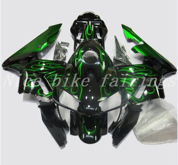 

New Injection Mold Full Fairing kit Fit For Honda CBR600RR F5 2003 2004 03 04 600RR 600 ABS +Tank cover custom green flame