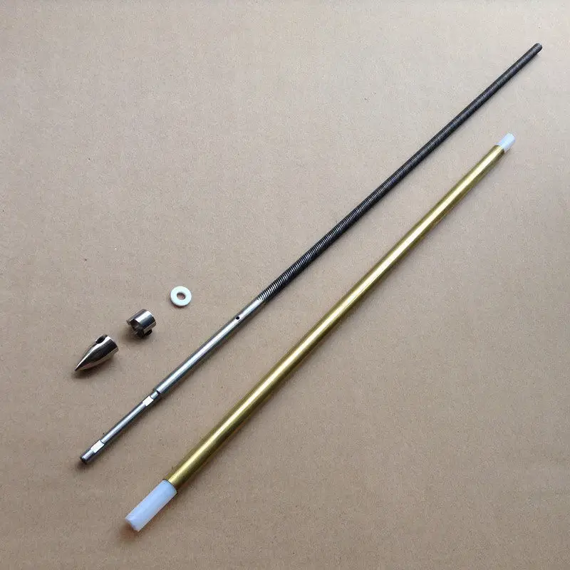 

1Set 6.35KK Integral Transmission Shaft 1/4 to 4.76mm 430mm CW CCW Drive Shaft with Propeller Adapter for RC Jet Boats Connector