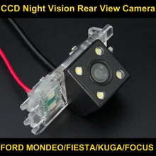 Waterproof 4 LED Rear view Camera BackUp Reverse Parking Camera for Ford Mondeo Focus Hatchback Fiesta S-Max 2007 2008 2010 2011