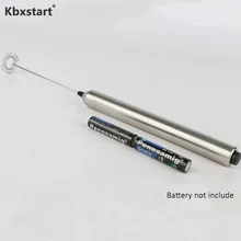 Kbxstart портативный мини ручной блендер Электрический смеситель для взбивания молока капучино Кофе Latte пеномер Maker Кухня поставки