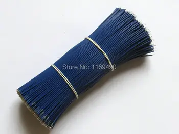 

150pcs / pack Blue color cord UL-1007 26AWG wires Kit 15cm=6" cable for LED etc. tinned copper conductor .