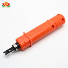 Cabeça dobro da ferramenta do fio do módulo do amplificador do cortador do fio do engenheiro 110 eficaz na redução de custos para o painel de remendo do módulo do telefone da voz da rede