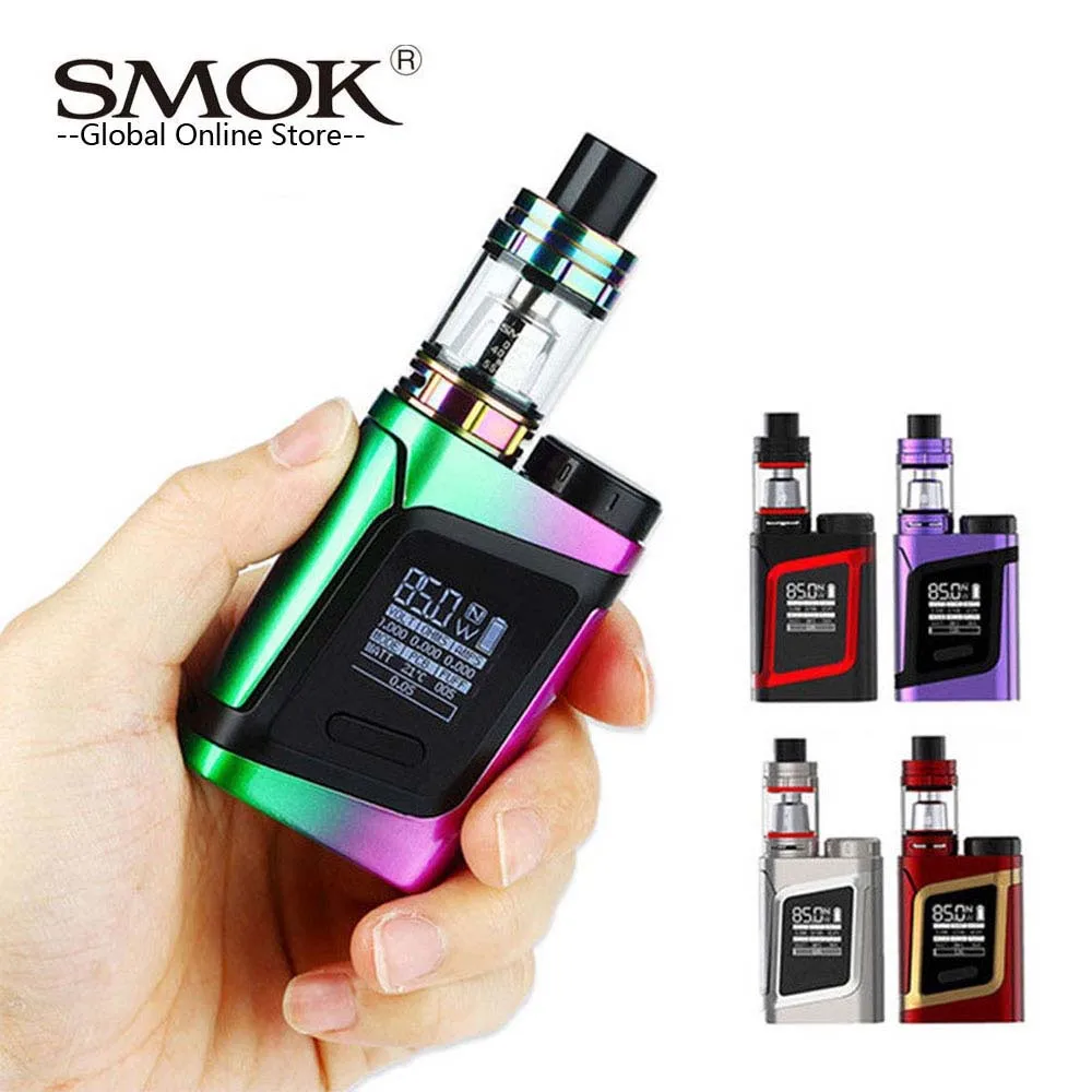 

Electronic Cigarette SMOK Alien AL85 Kit with 3ml TFV8 Baby Tank & 85W Alien AL85 Mod Vape Kit vs SMOK Alien 220w Mag kit