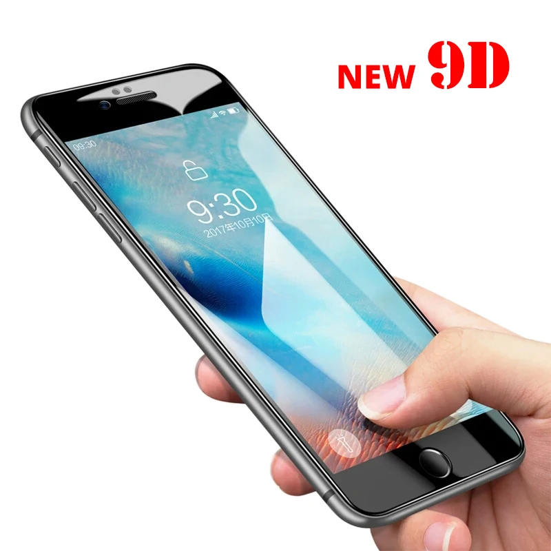 

9D Tempered Glass for iPhone 11 Pro Max 2019 Screen Protector for iPhone 6 6S 7 8 Plus Protective Glass for iPhone X XR XS Max
