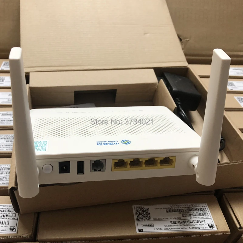 Бесплатная доставка 100% оригинал HUAWEI HS8546V5 GPON ONT ONU 4GE + 1TEL 2USB Wi Fi английская версия оптический сетевой терминал 2,4 г и 5