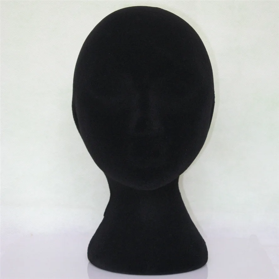 New Brand 1PC Wig Stand Female Styrofoam Foam Flocking Head Model Wig