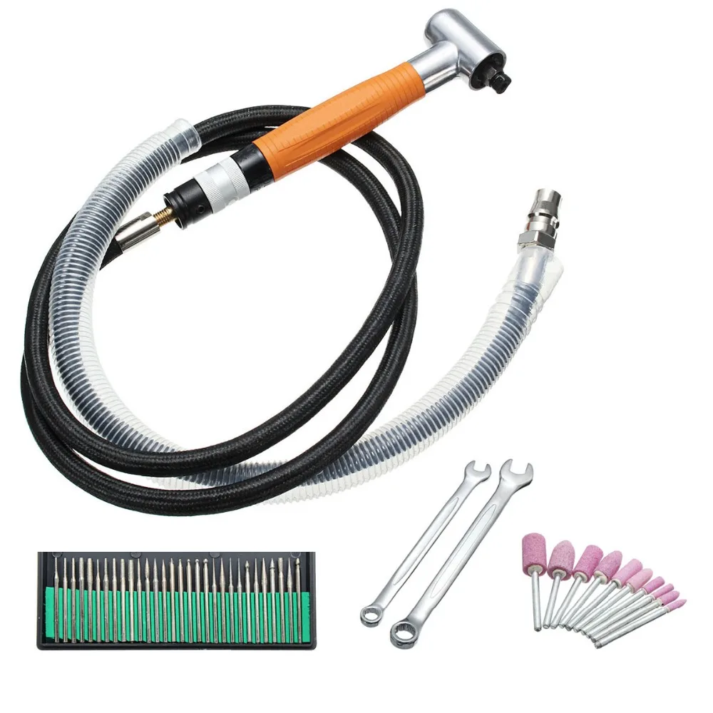 3mm 90 Degree Pneumatic Micro Air Die Angle Grinder Mini Polishing Rotary Set angle-grinder-electric : image 3mm 90 Degree Pneumatic Micro Air Die Angle Grinder Mini Polishing Rotary Set angle-grinder-electric