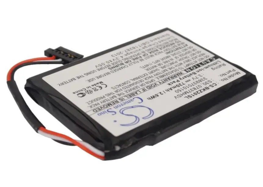 Аккумулятор Cameron Sino 720 мАч для BECKER Ready 50 Traffic Assist Pro Z250 Z098 Z101 Z200 Z203 Z205 07837MHSV 338937010150