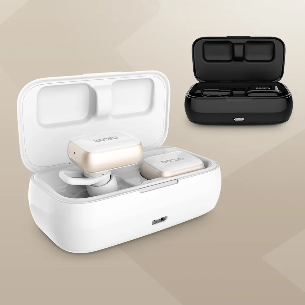 

DACOM True Wireless Earbuds Mini Bluetooth Earphone with Charging Dock Bluetooth Earpiece with Microphone for Samsung iPhone