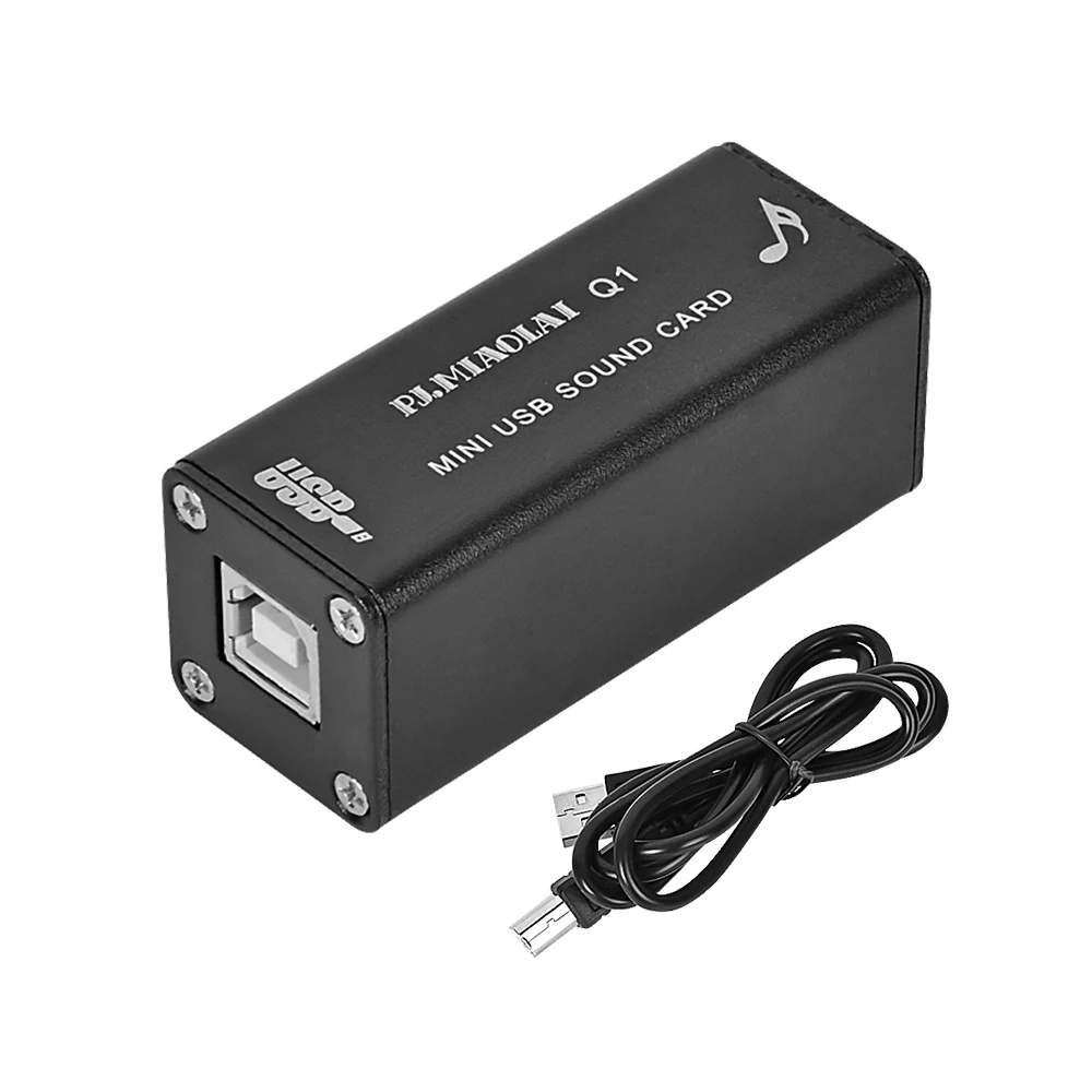 Внешняя Портативная звуковая карта с USB портом и декодирующим чипом