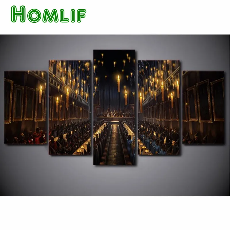 

100%5d diy diamond painting Movie Harry Potter Scene full round/square diamonds cross stitch diamond embroidery home decor gifts