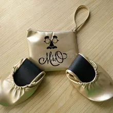 Популярный свадебный подарок Леди Портативный балетки свадебные Танцы