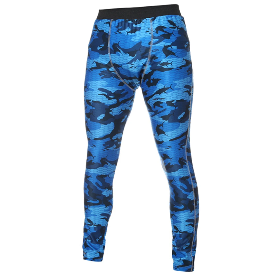 Mens Pants Compression Base Layers Skin Sportswear Pants Camouflage