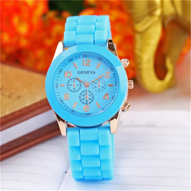 2019 Hot Sales Geneva Brand Silicone Women Watch Ladies Fashion Dress Quartz Wri 2019 Hot Sales Geneva Brand Silicone Women Watch Ladies Fashion Dress Quartz Wri