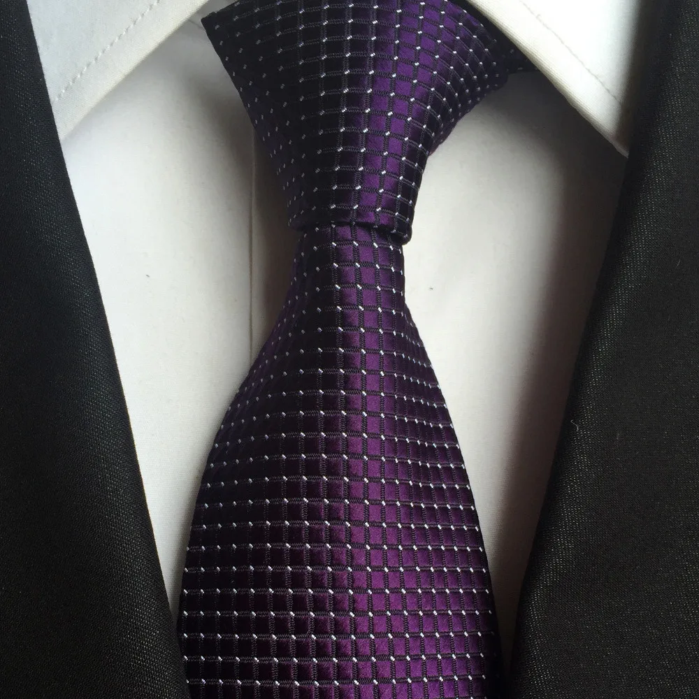 Mantieqingway полиэфир шелковые галстуки для мужские деловые костюмы плед и горошек узор галстук бабочка для свадьбы Gravatas 8 см галстуки