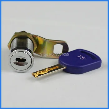 

10 pcs 27mm 8 discs tumbler mechanism tubular tool box cam lock with different keys