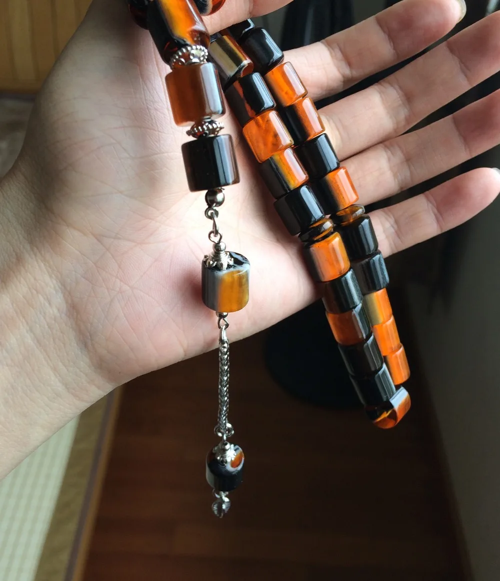 Имитация янтаря цвет смолы материал исламские молитвенные Бусы Tasbih мусульманские misbaha tasbeeh sibha masbaha tesbih